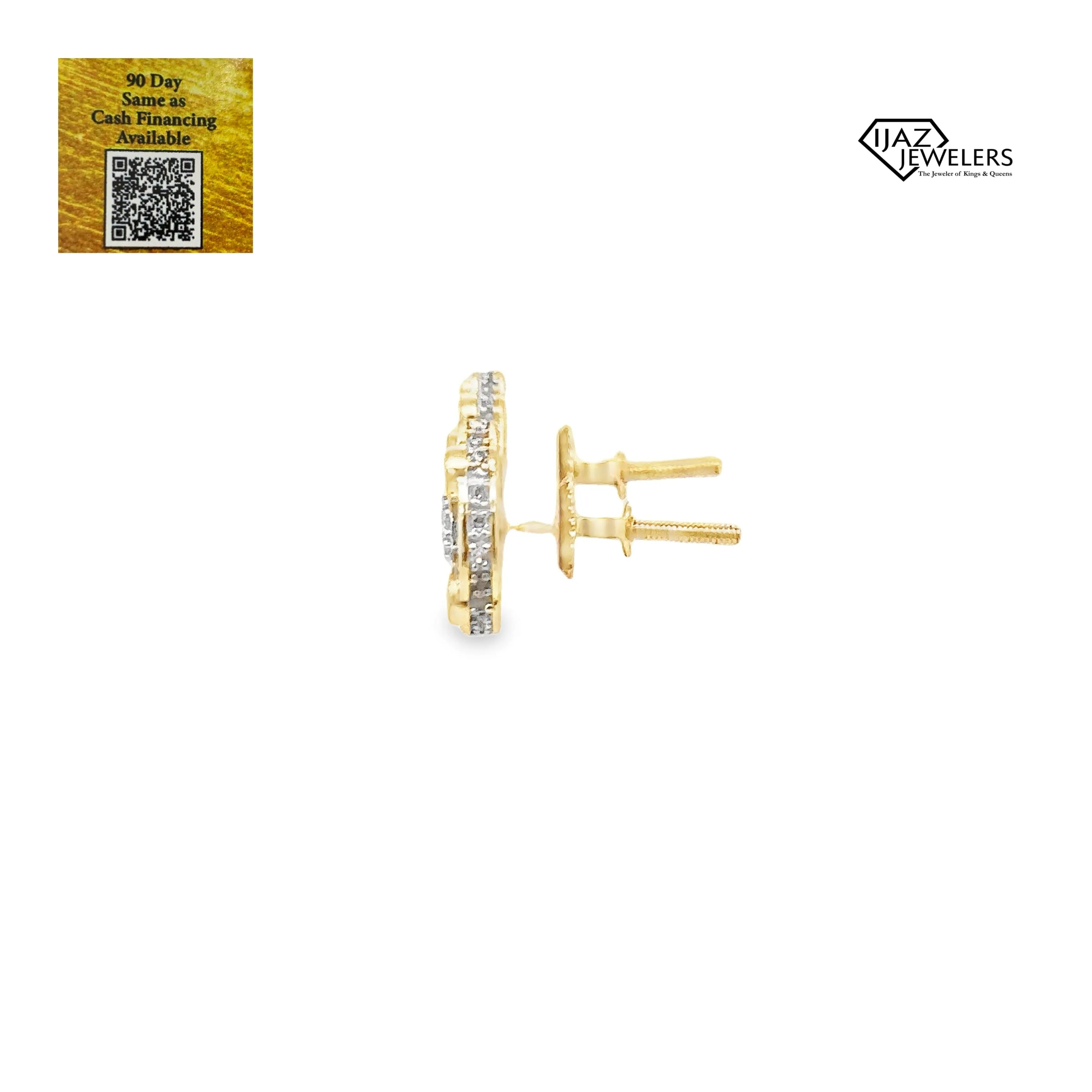 10K Gold 0,32 CTW Diamond Earrings