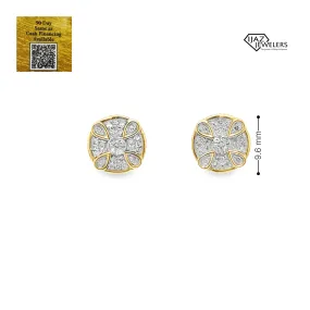 10K Gold 0,32 CTW Diamond Earrings