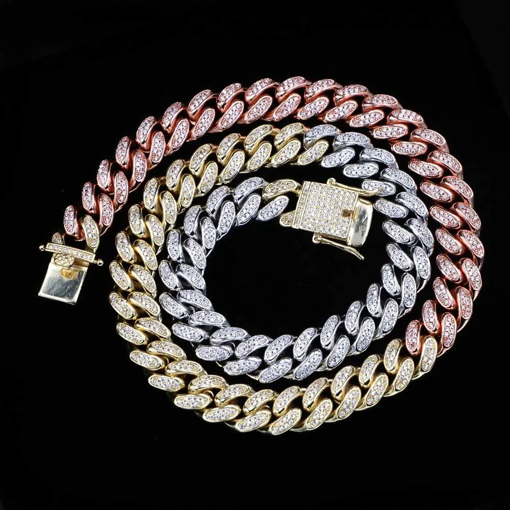 20mm Iced Multi-Color Cuban Chain