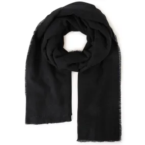 Accessorize London Women's Black Grace Super-soft Blanket Scarf