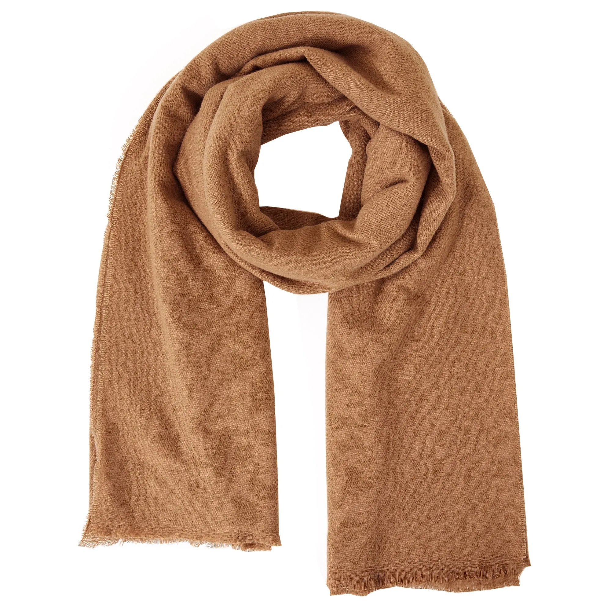 Accessorize London Women's  Camel Grace Super-soft Blanket Scarf