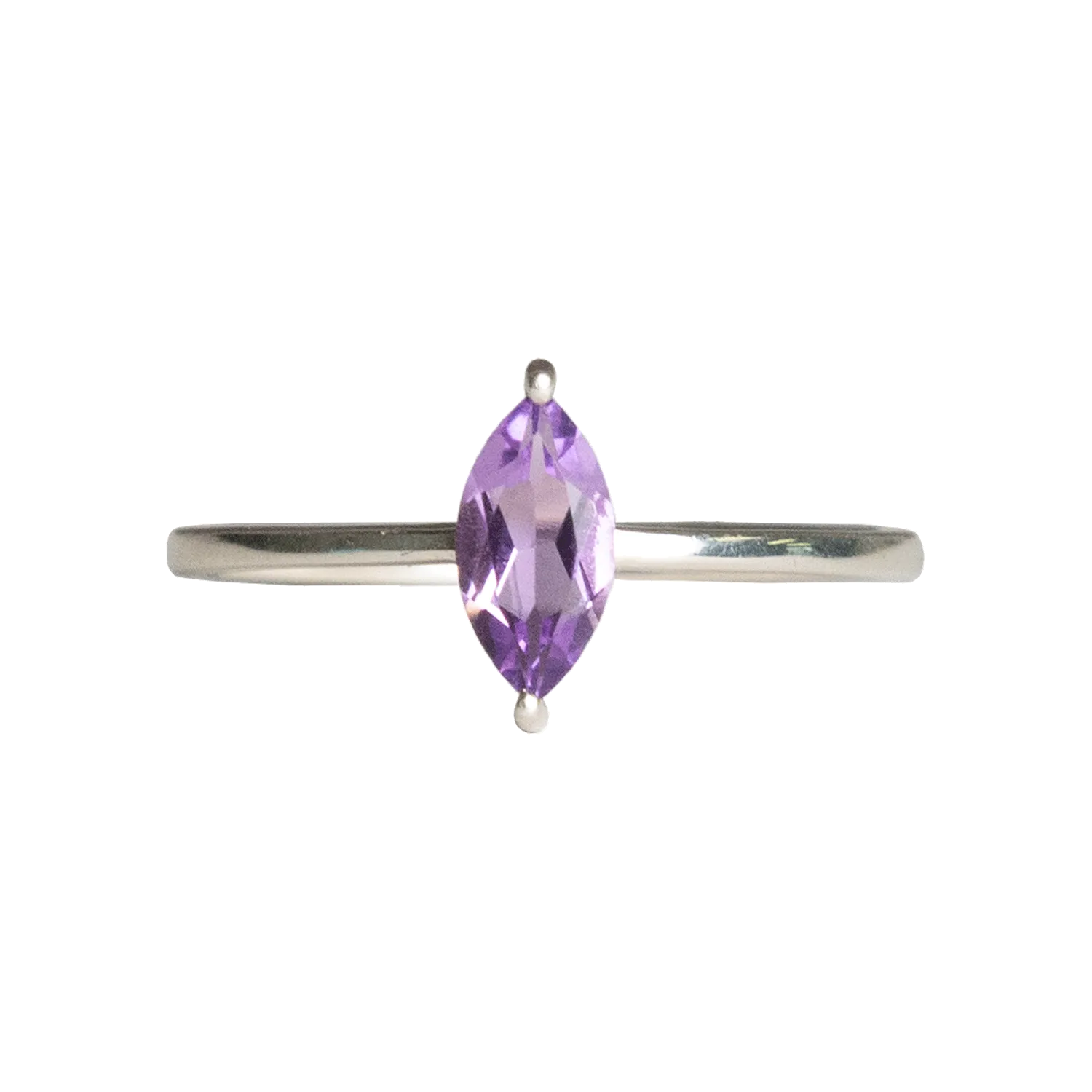 Amethyst Marquise Cut Ring