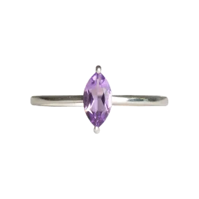 Amethyst Marquise Cut Ring