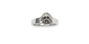 Bichon Frise Ring Jewelry Sterling Silver Handmade Dog Ring BF1-R