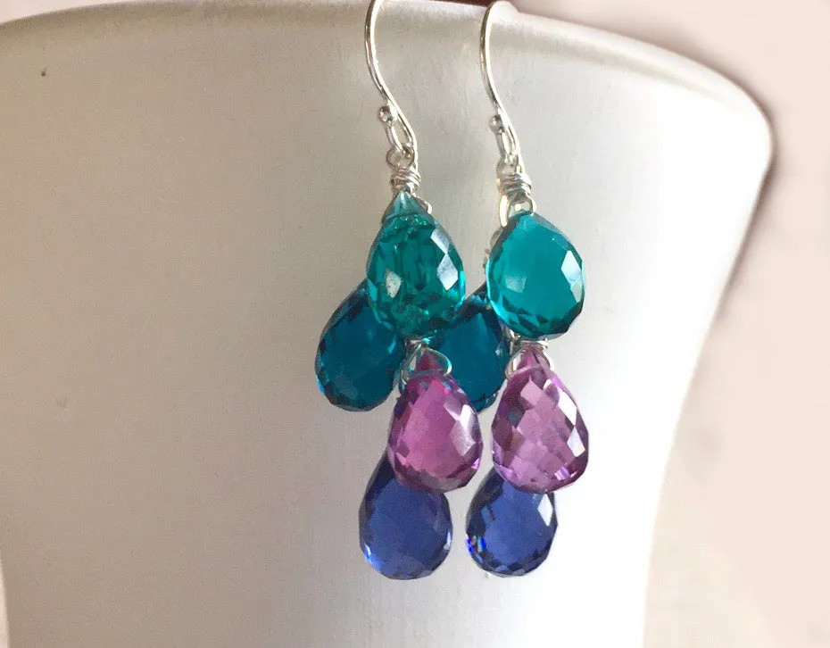 Blue Falls Cascade Earrings