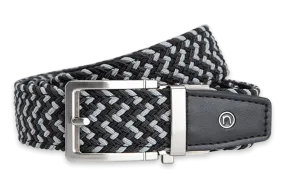 Braided Charcoal, 1 3/8 Strap, Golf Belt