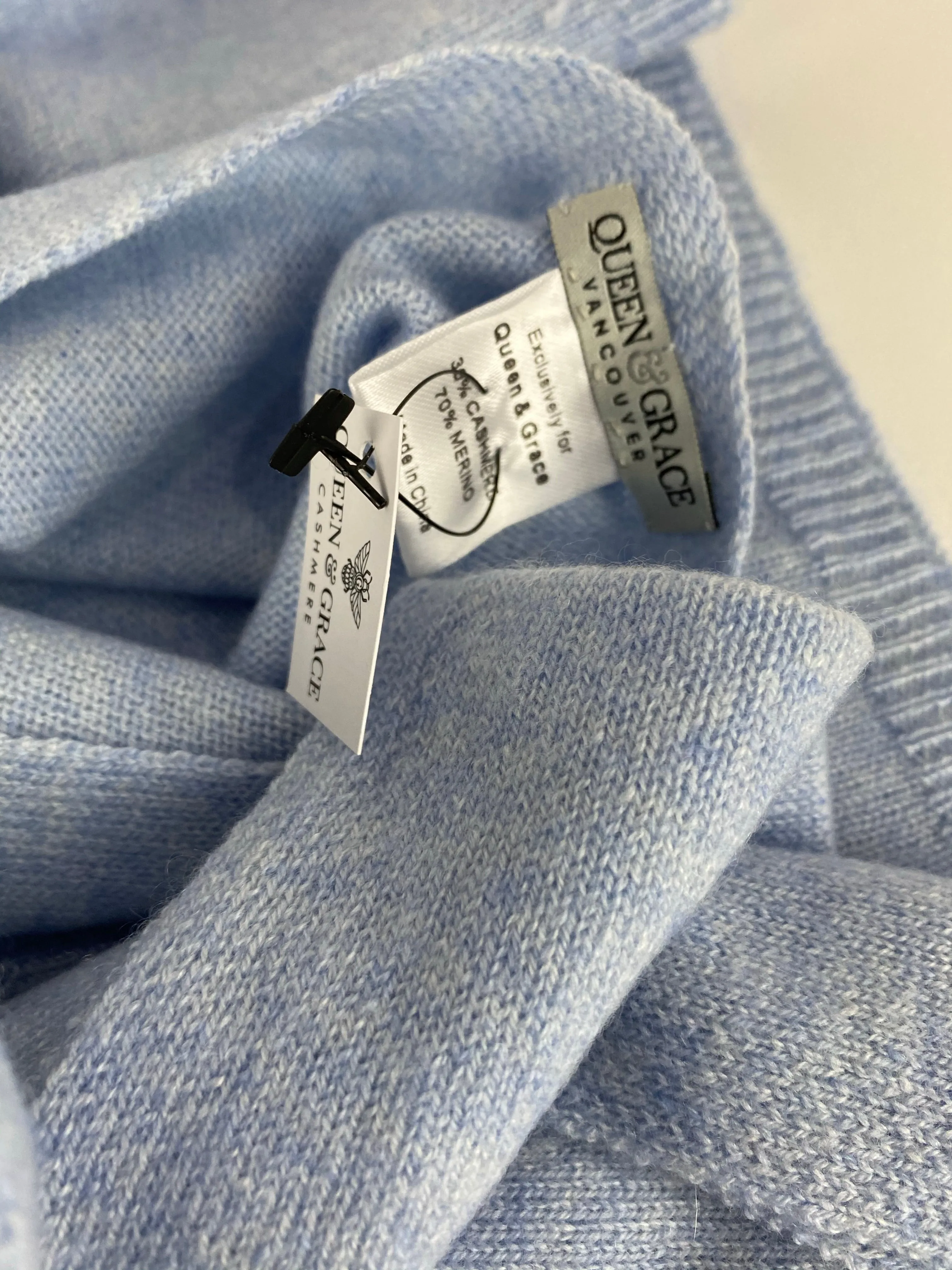 Cashmere Scarf 30/70 | Arctic Blue