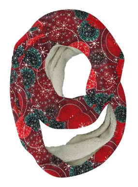 Christmas Circles Infinity Scarf