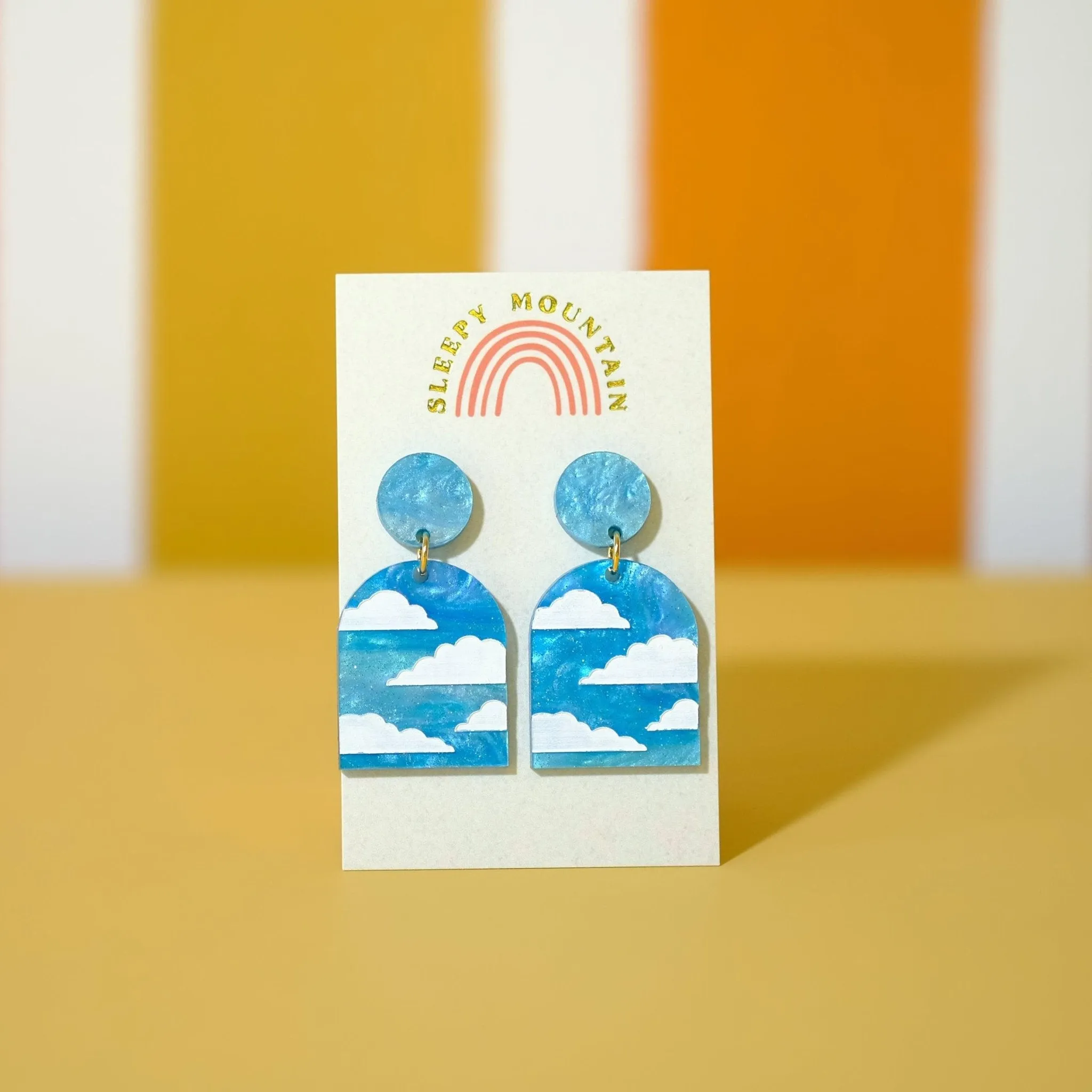 Cloud Arch Dangle Earrings