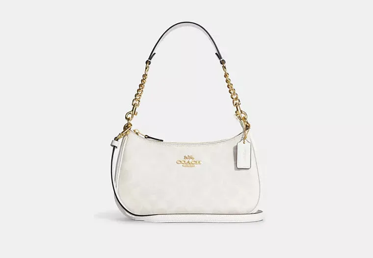 Coach Teri Shoulder Bag In Signature Canvas