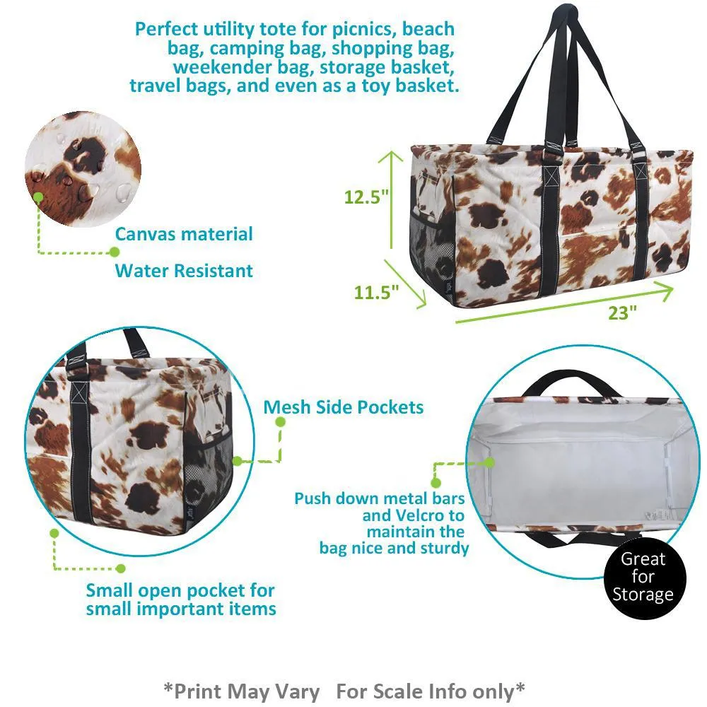 Cow Print NGIL Utility Bag