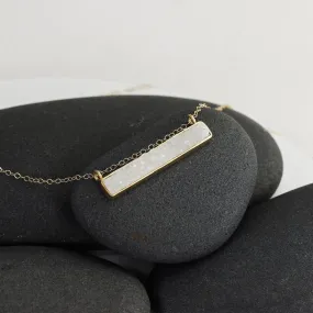 Cream Druzy Necklace