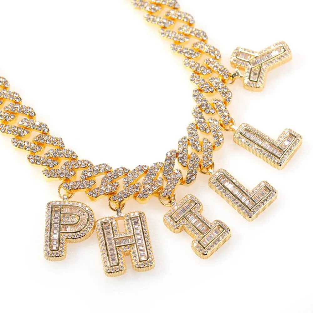 Custom Name Choker Gold