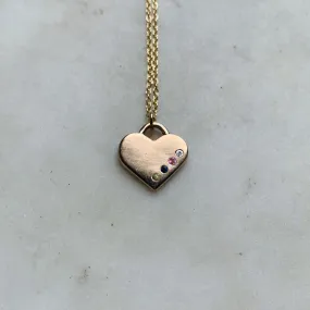 CUSTOMIZE A HEART BIRTHSTONE PENDANT