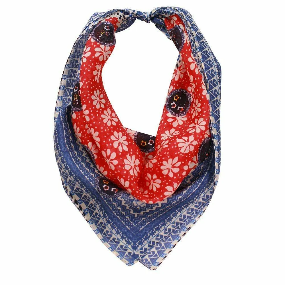 D Lux Focus Digi Red Scarf