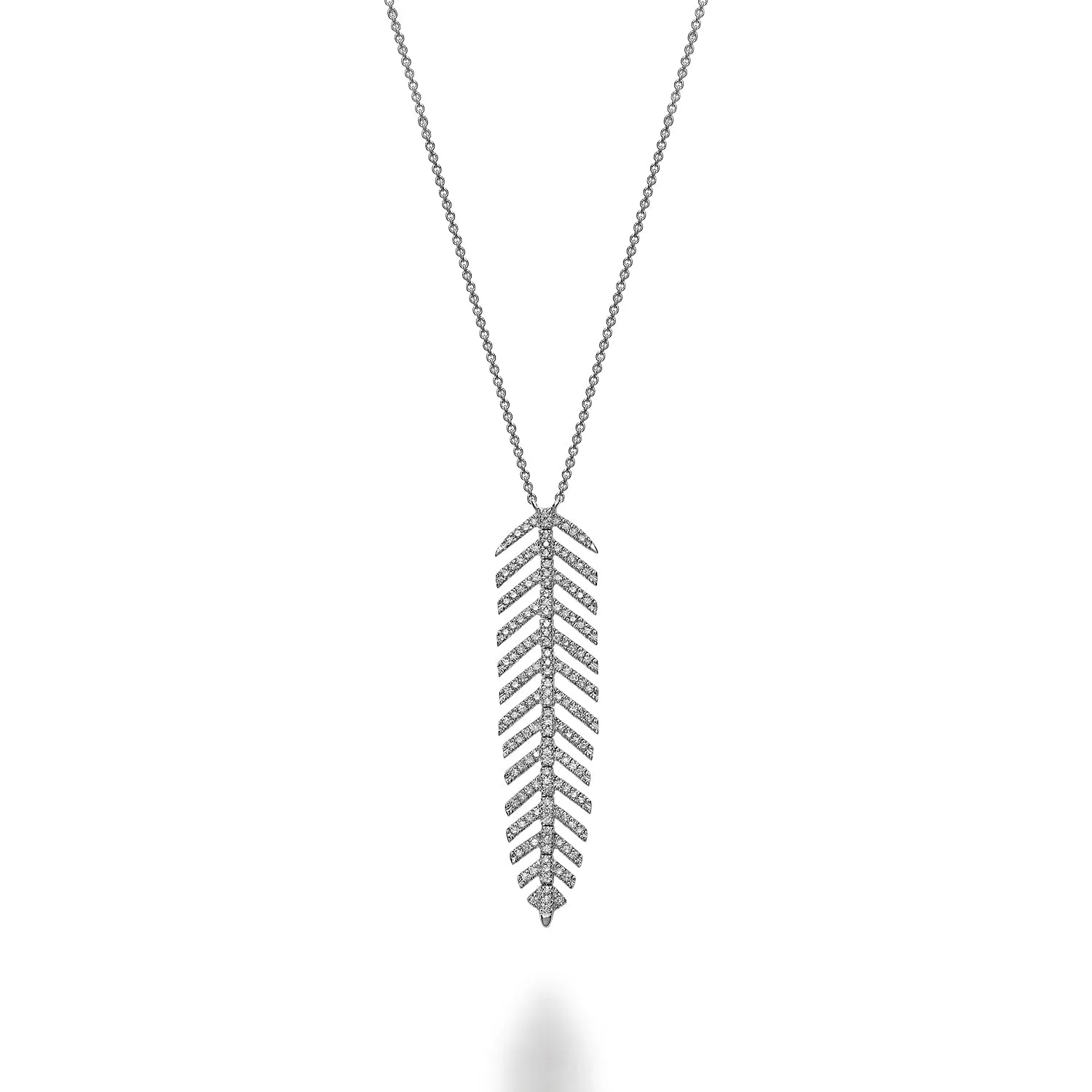 Dangling Leaf Statement Necklace