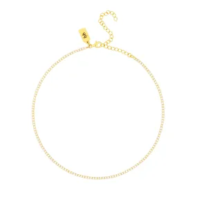 DIANA TENNIS CHOKER GOLD