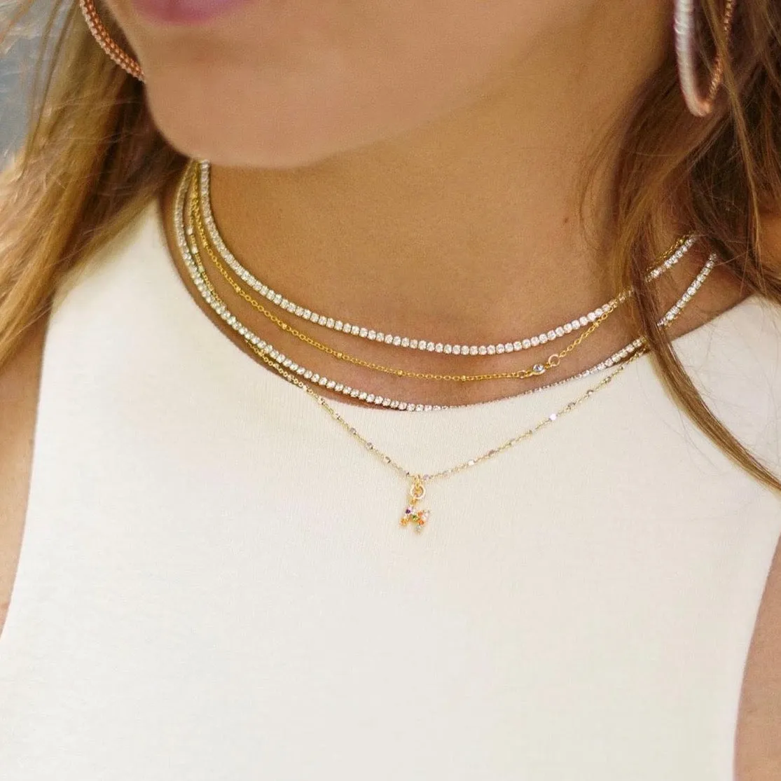 DIANA TENNIS CHOKER GOLD