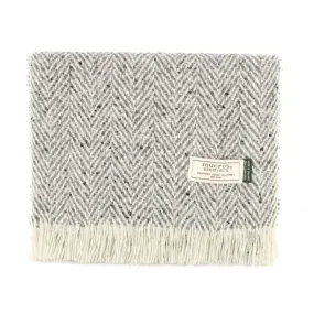 Donegal Tweed Scarf with Cashmere