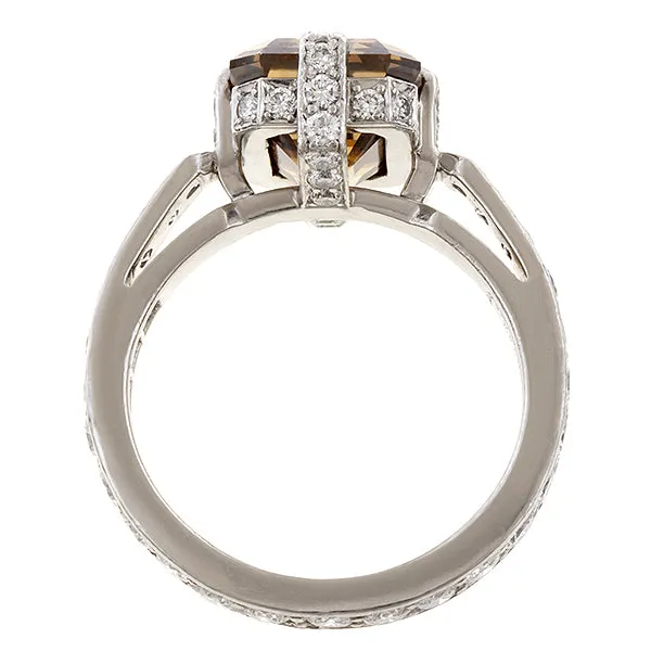 Estate Vera Wang Engagement Ring, 4.07ct.