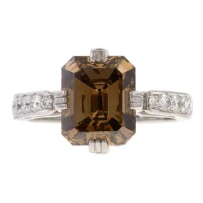 Estate Vera Wang Engagement Ring, 4.07ct.