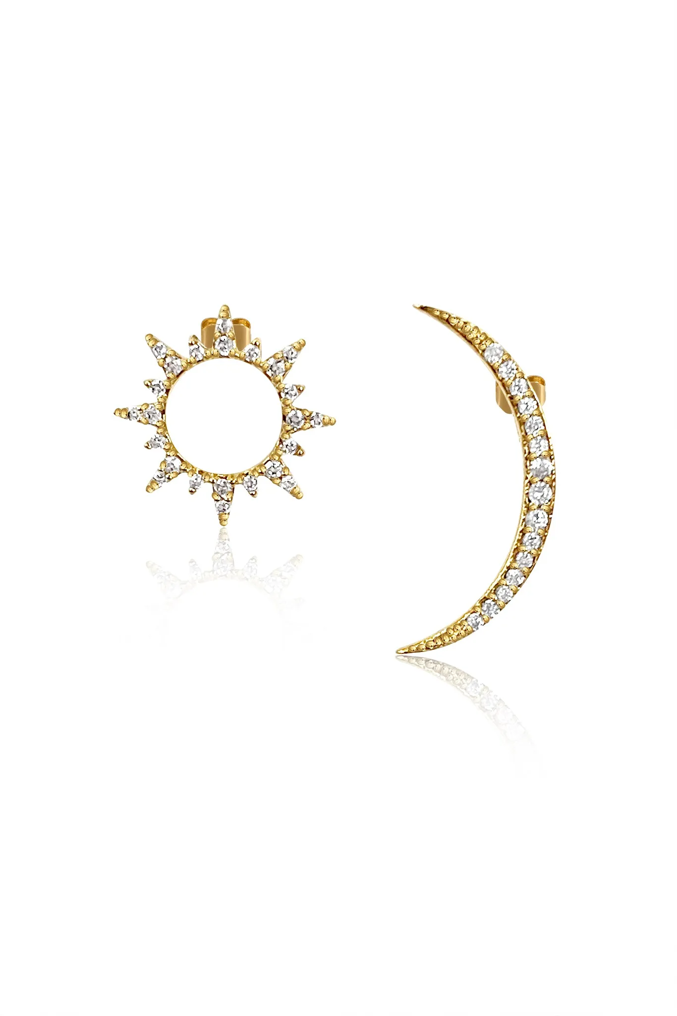 ETERNITY Sun and Moon Earring Set