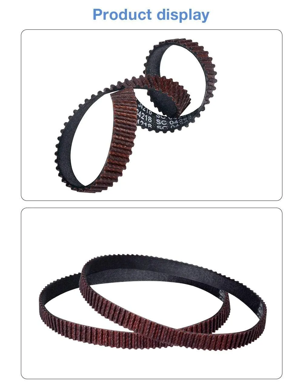 GATES-LL-2GT Closed Loop Timing Belt GT2 synchronous belt 6MM Fiberglass Reinforced Belt 3D Printer Parts for Ender3 cr10 Anet