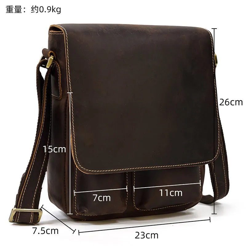 Genuine Leather Shoulder Bag Vintage