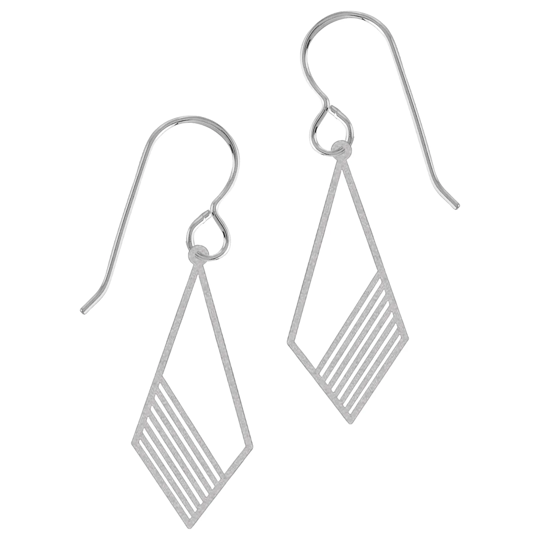 Geometric Triangle Earrings