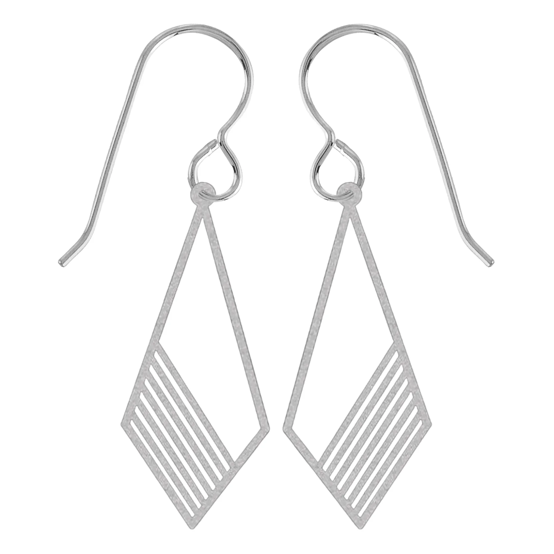 Geometric Triangle Earrings