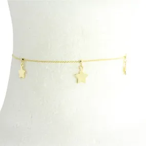 GOLD STAR CHOKER 14K