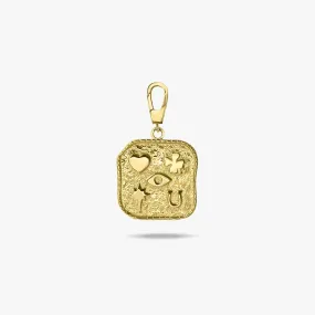 Good Luck Necklace | 14K Solid Gold