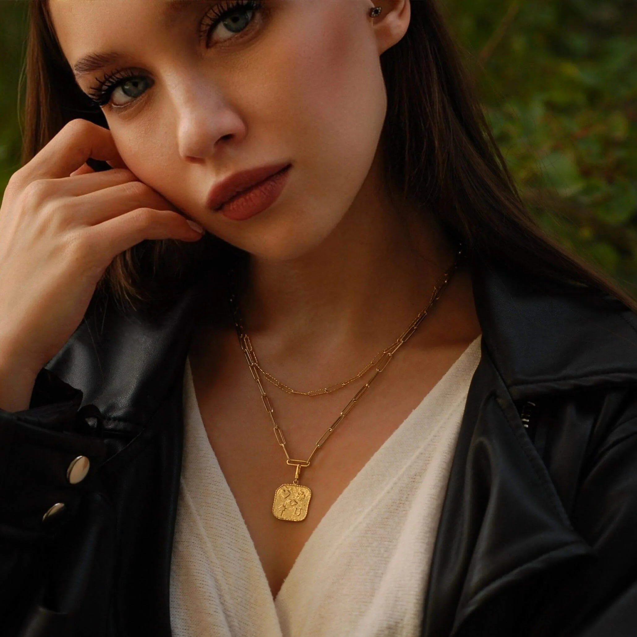 Good Luck Necklace | 14K Solid Gold