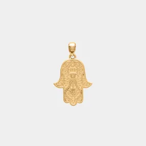 Hamsa Pendant - Gold