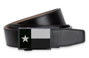 Heritage Texas Flag, Black 1 3/8 Strap, Golf Belt