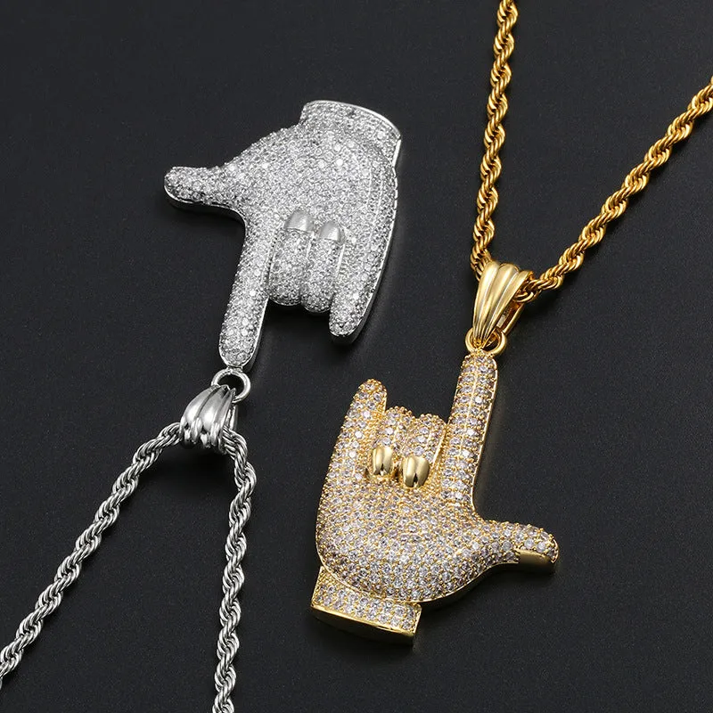 I Love You Gesture Pendant