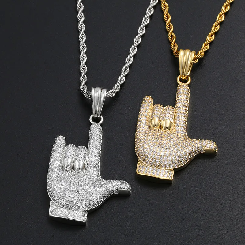 I Love You Gesture Pendant