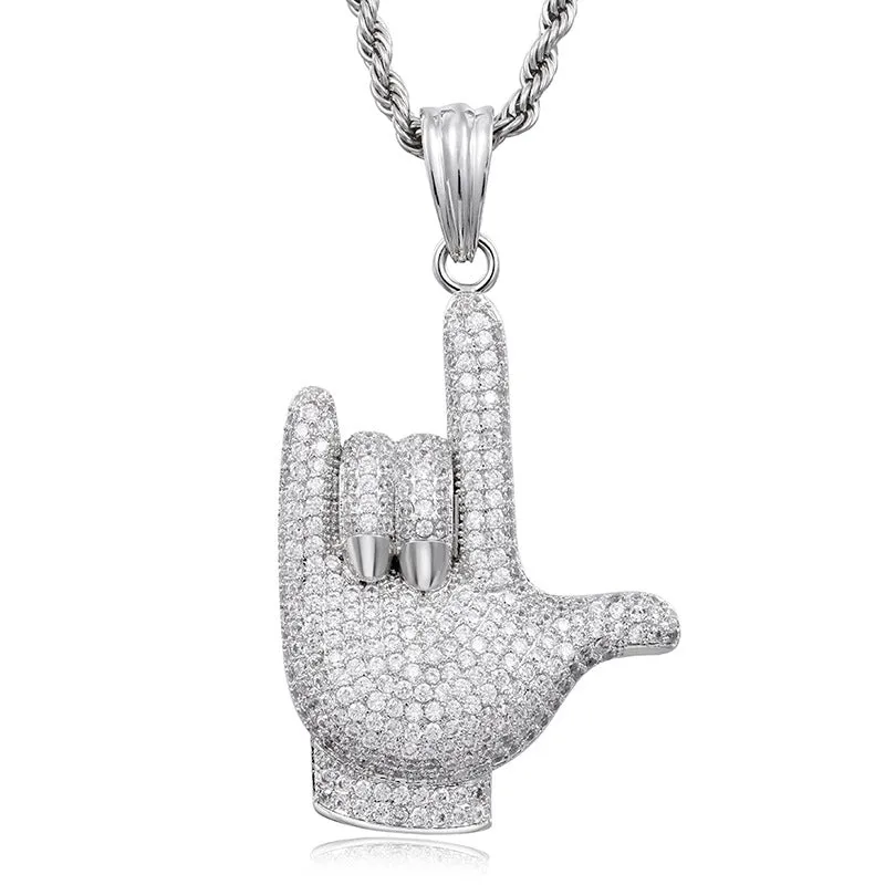 I Love You Gesture Pendant