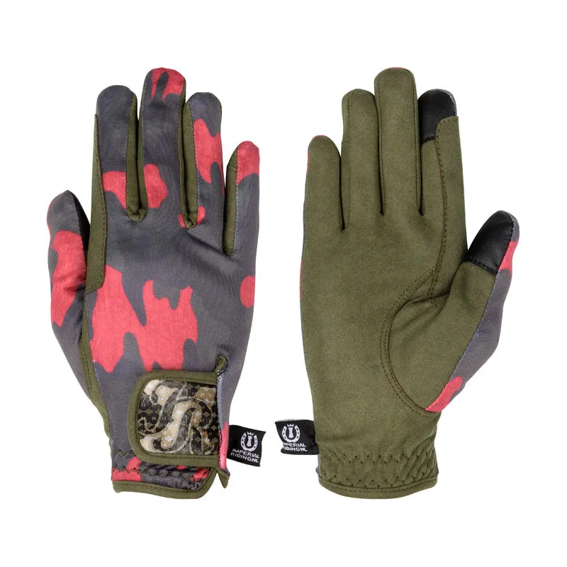 Imperial Riding Camouflaged Gloves