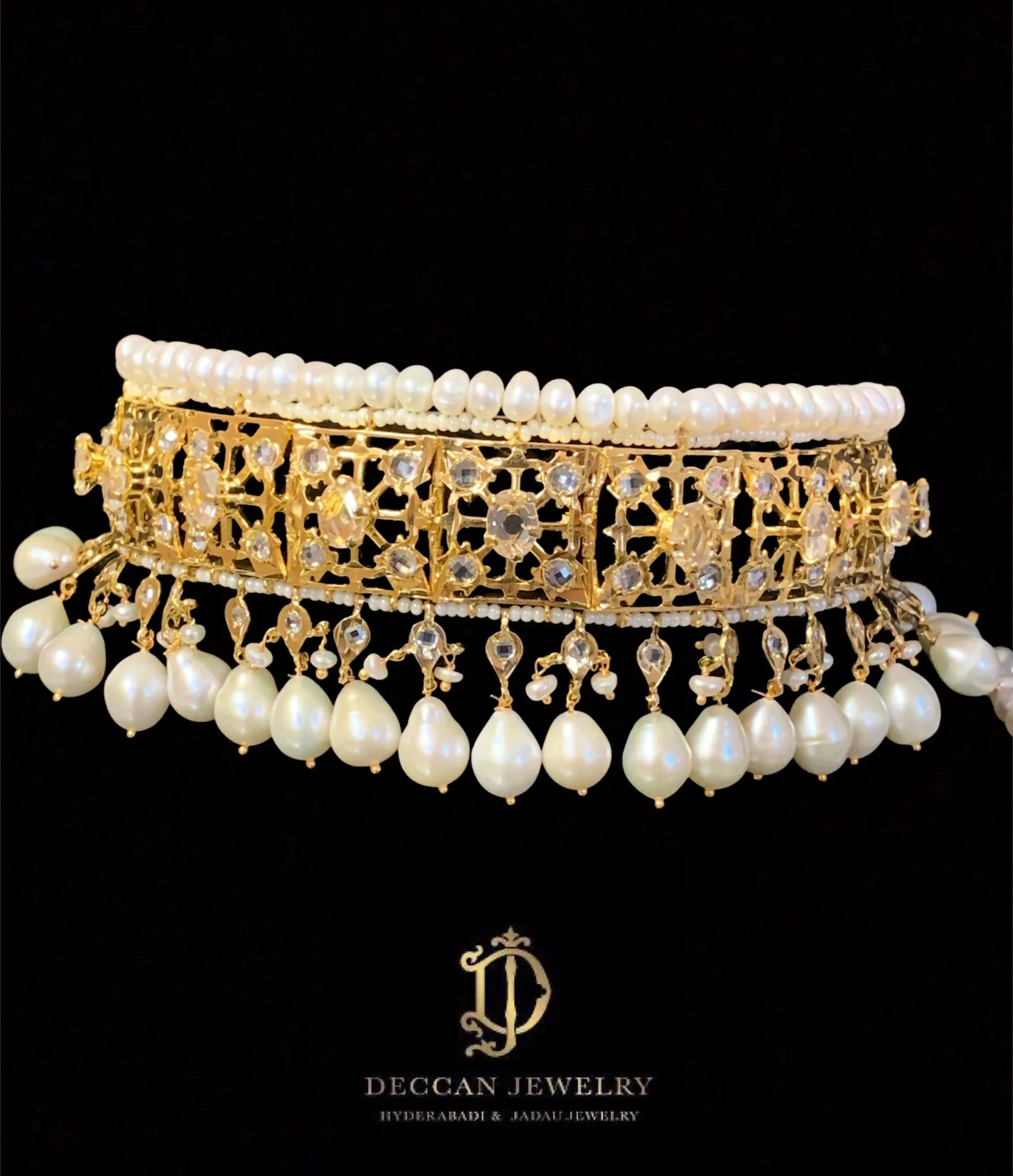 Insia jadavi lacha in fresh water pearls ( READY TO SHIP