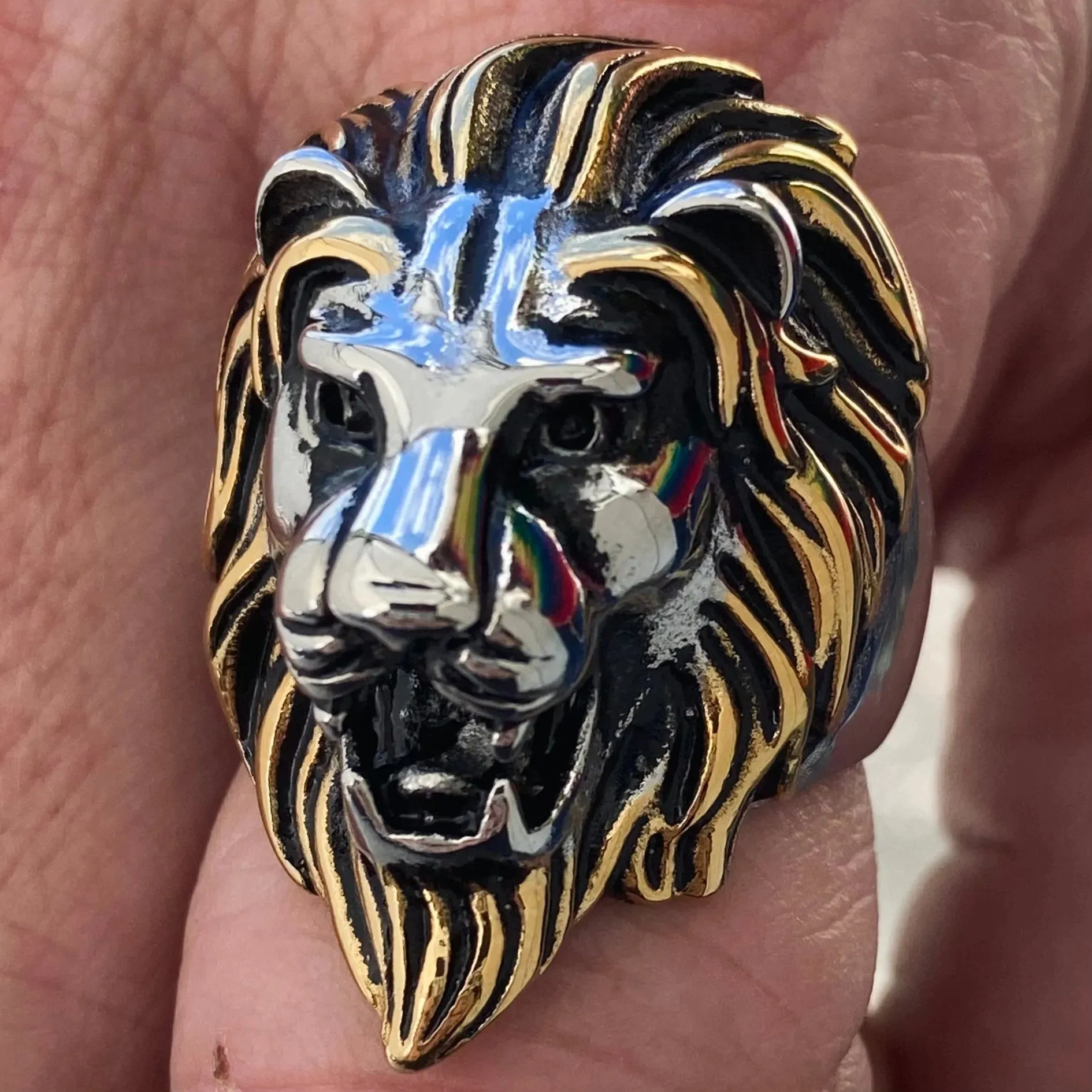 Lion Ring - Leo the Golden - R40