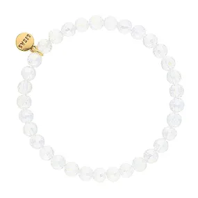 Lizas Clairsville 6mm Round Crystal Bracelet Clear