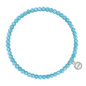 Lizas Knoxville 4mm Crystal Bracelet Light Blue