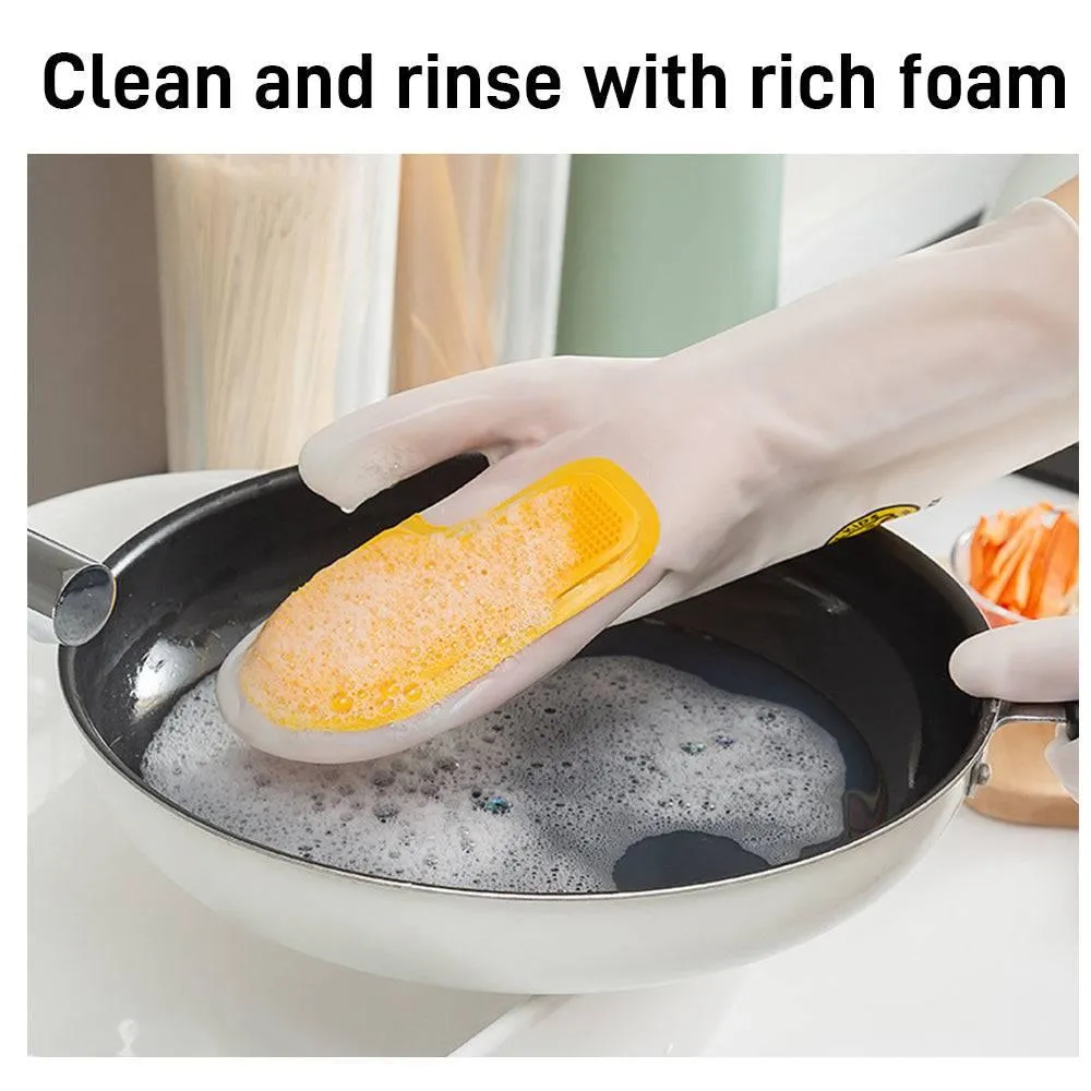 Magic Reusable Silicone Dishwashing Gloves