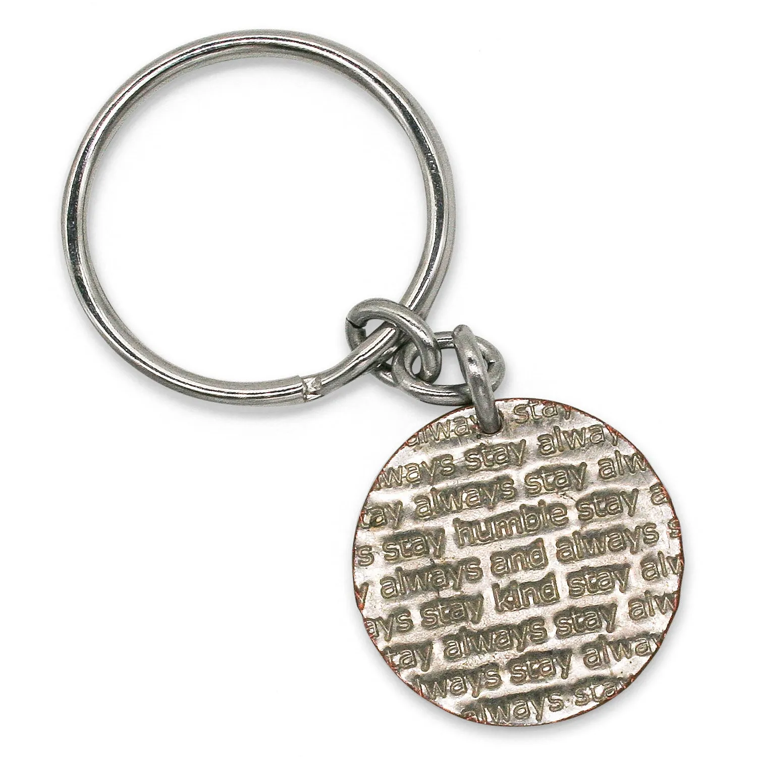 Mariamor Humble and Kind Coin Keychain