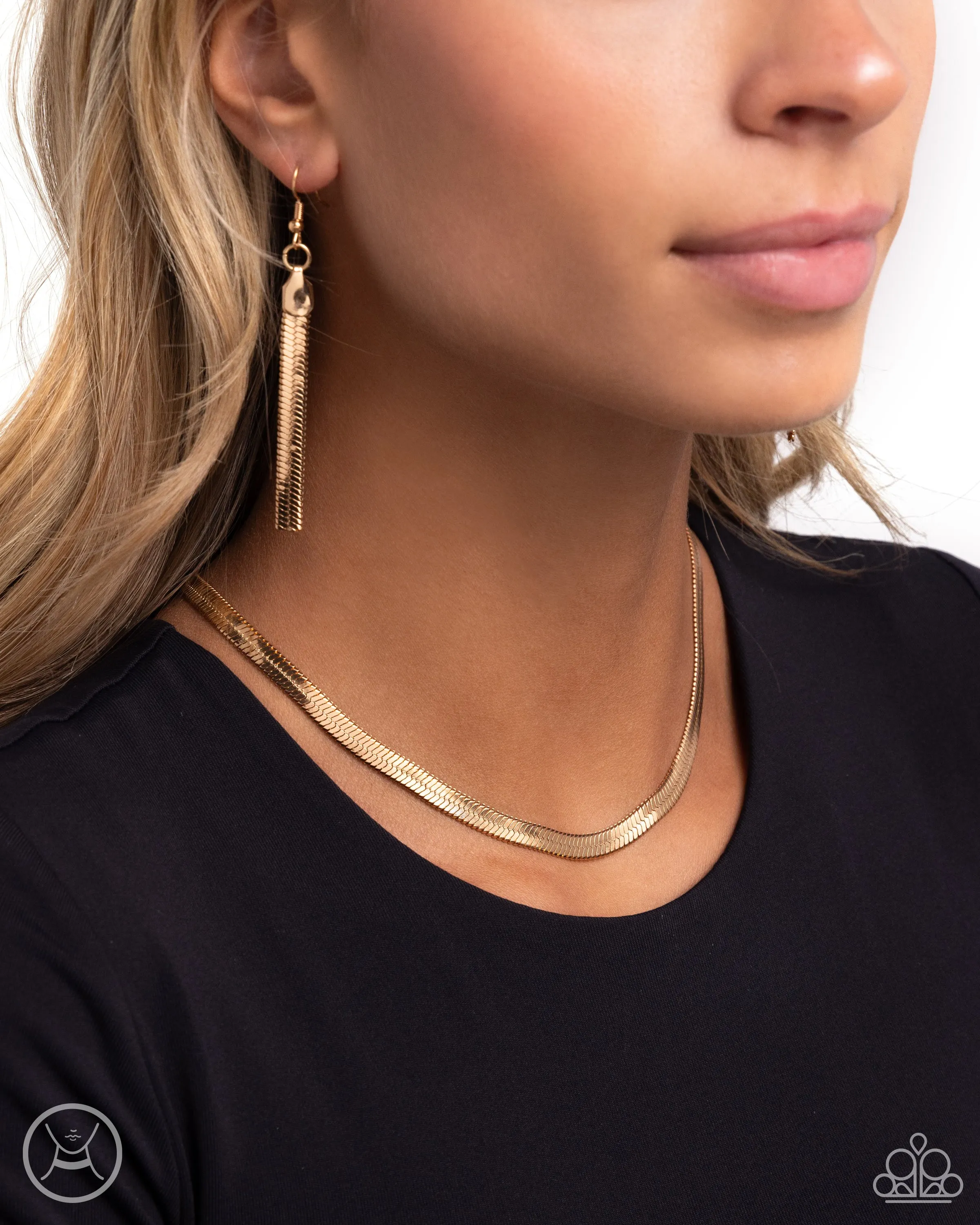 Musings Moment Gold-Choker Necklace