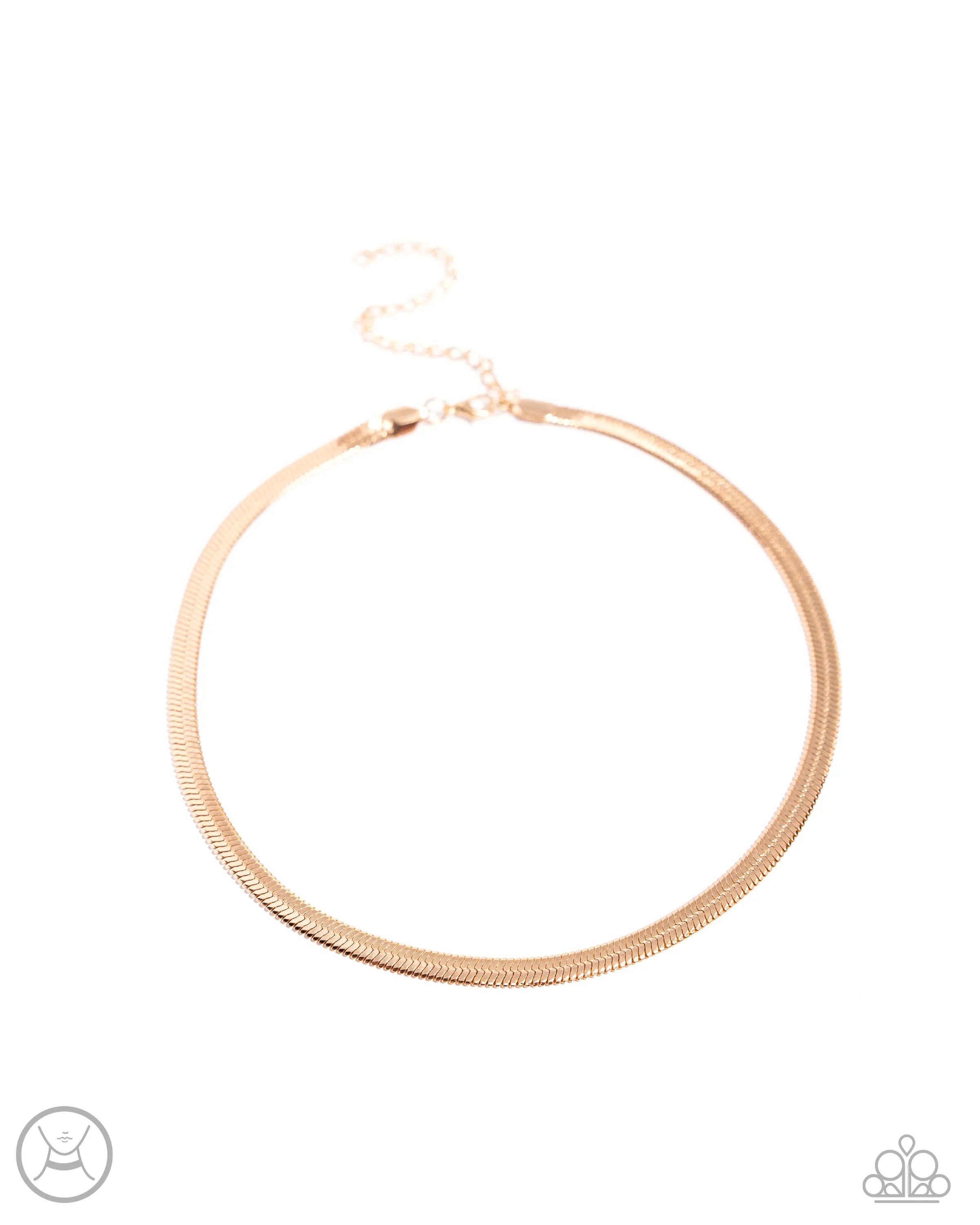 Musings Moment Gold-Choker Necklace