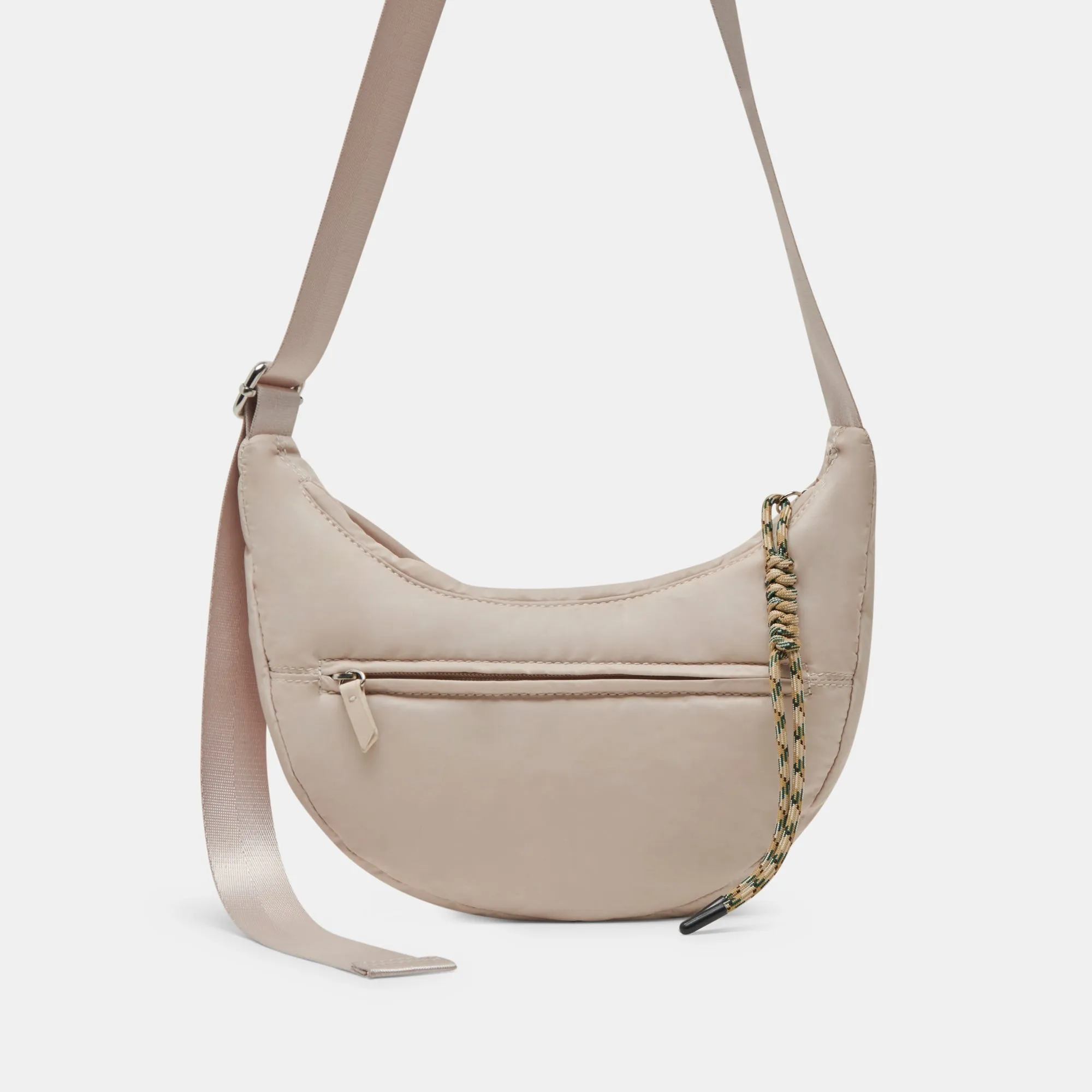 NANCY SHOULDER BAG TAUPE NYLON