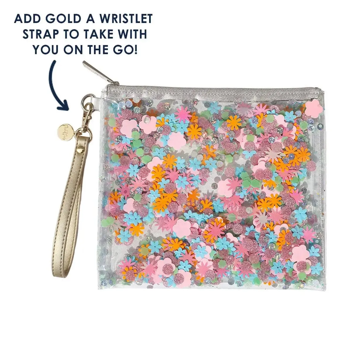 Packed Party Flower Shop Confetti Everything Pouch Bag