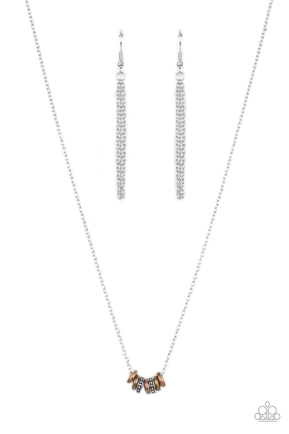 Paparazzi Dainty Dalliance - Multi Necklace Dainty